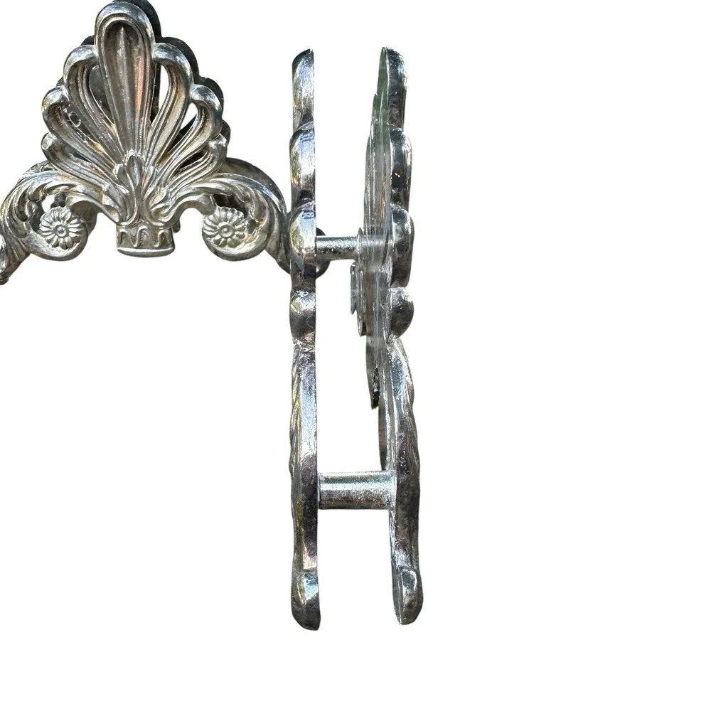 Vintage Silverplate Knife Caddy Desk Top Mail Napkin Holder‎